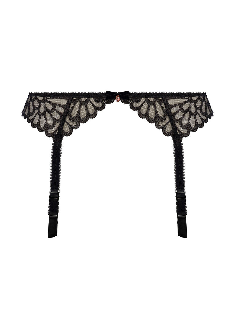 Pas do pończoch Freya LOVELAND AA401091BOK Suspender Bombshell Black