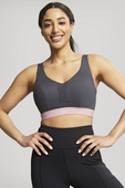 Biustonosz Panache Sport ULTRA PERFORM 5022 Non Padded Sports Wired Bra Charcoal