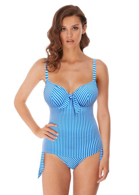 Koszulka kąpielowa Freya BEACH HUT AS6796BMN Uw Non Padded Plunge Tankini Blue Moon