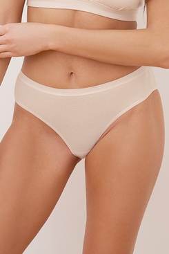 Figi Italian Fashion IBIZA MIDI Majtki klasyczne figi, pudrowe