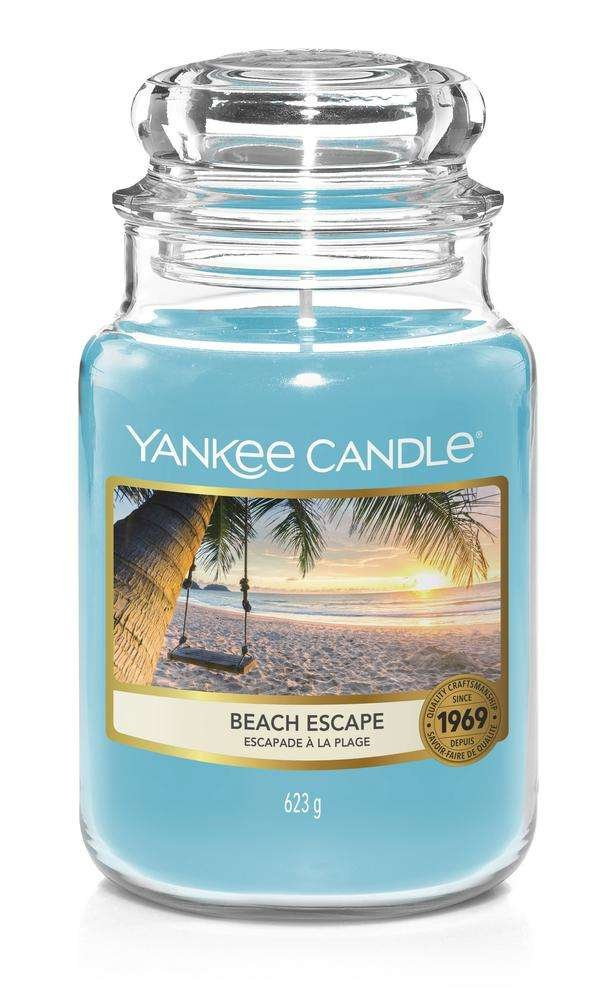 Duża świeca zapachowa Yankee Candle BEACH ESCAPE