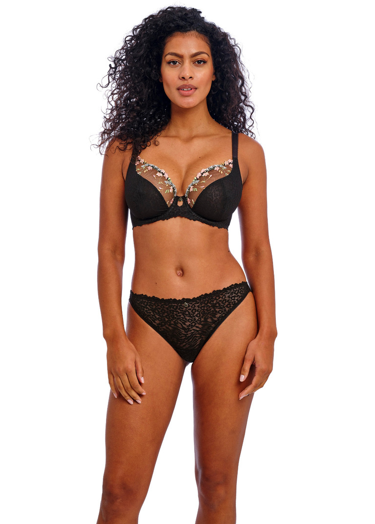 Biustonosz Freya LOVE-HAZE AA403402BLK Uw Plunge Bra Black