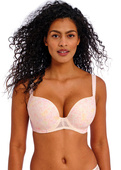 Biustonosz Freya DAYDREAMING AA400831PEM Uw Moulded Plunge T-shirt Bra Peach Blossom