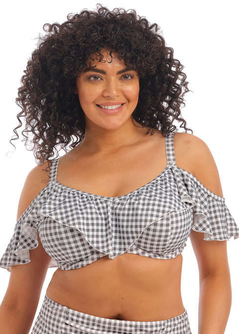 Strój kąpielowy Elomi Swim CHECKMATE ES800306GYL (38H, 38HH) + ES800372GYL (44)