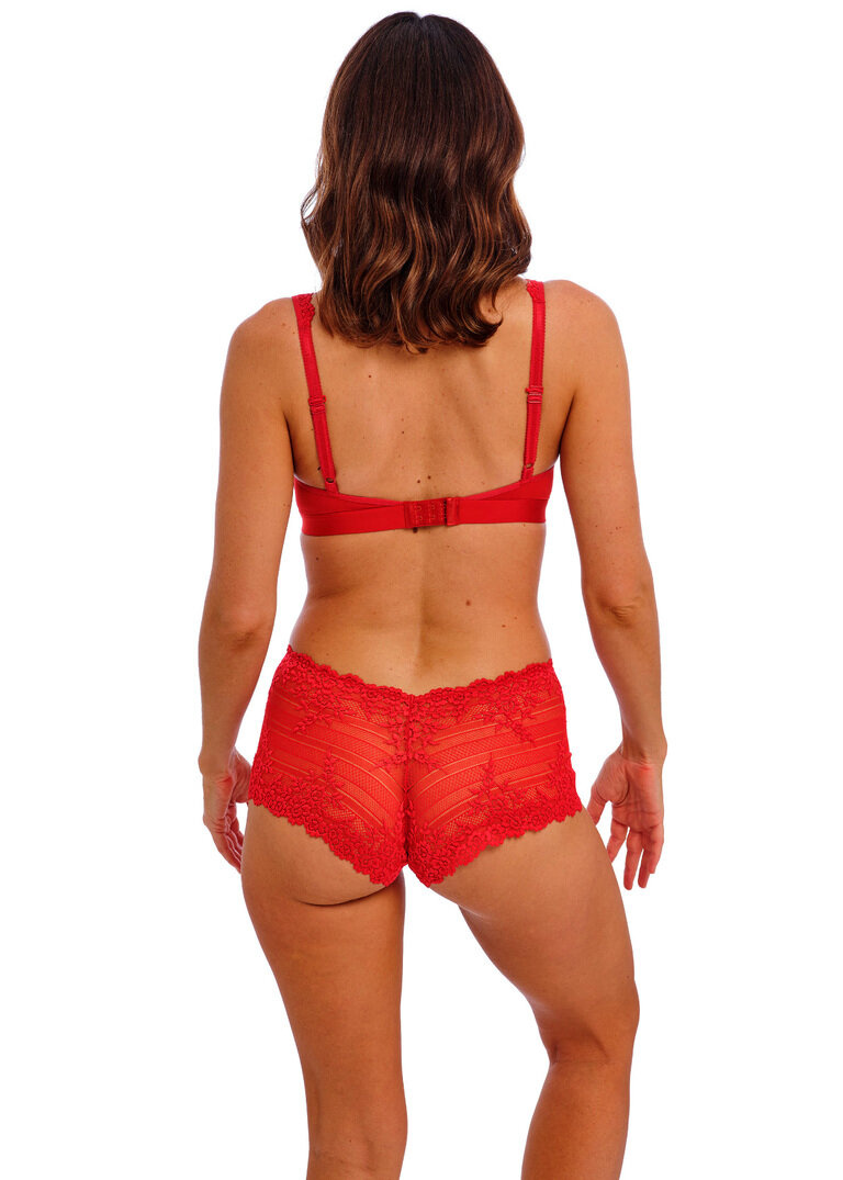 Biustonosz braletka Wacoal EMBRACE LACE WA852191623 Soft Cup Bra Equestrian Red 