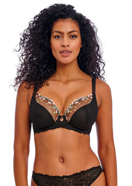 Biustonosz Freya LOVE-HAZE AA403402BLK Uw Plunge Bra Black