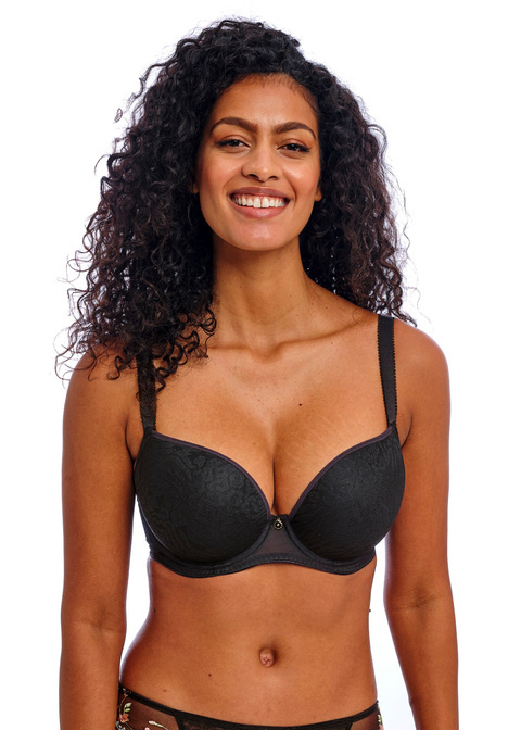 Biustonosz Freya LOVE-HAZE AA403431BLK Uw Moulded Plunge T-shirt Bra Black