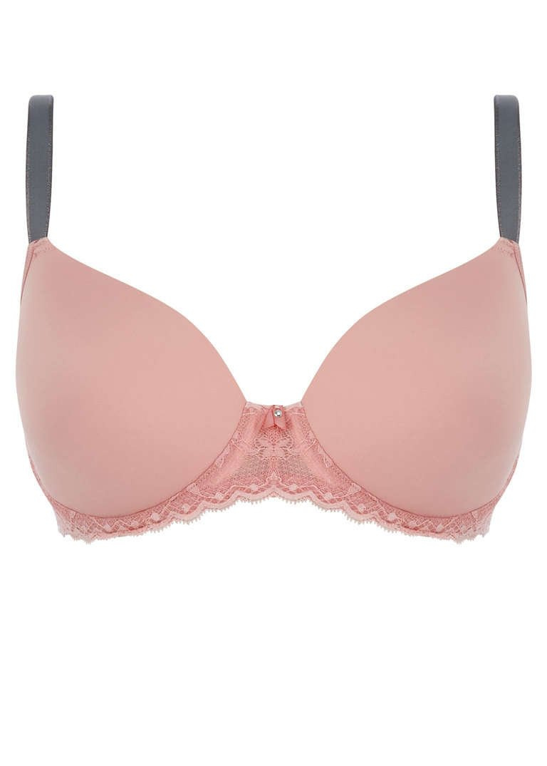 Biustonosz Freya OFFBEAT AA5450ROP Uw Moulded Demi T-shirt Bra Rosehip