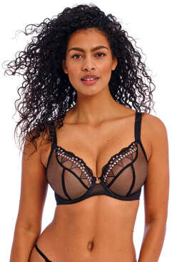 Biustonosz Freya LOVELAND AA401002BOR Uw Plunge Bra Boudoir Noir