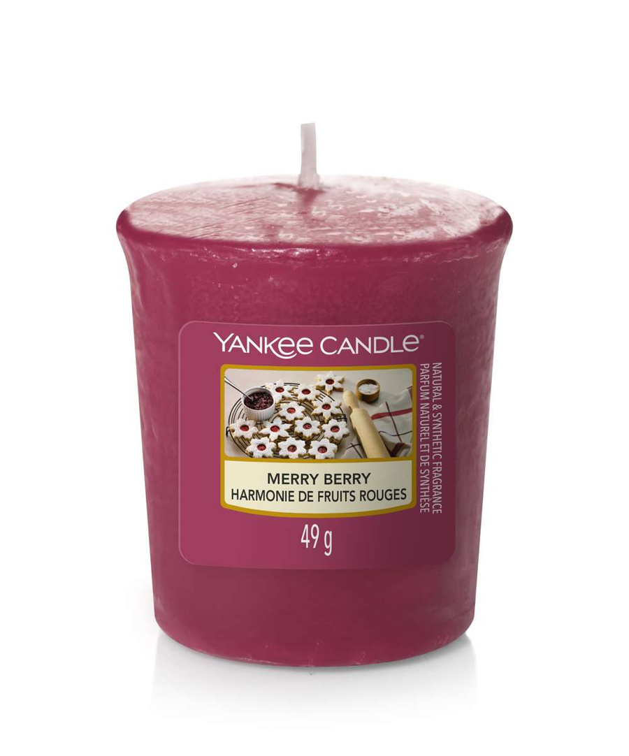 Mała świeczka zapachowa Votive Yankee Candle MERRY BERRY