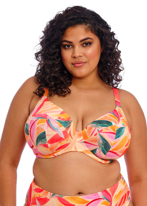 Biustonosz kąpielowy Elomi SANCHO BEACH ES802502MAO Uw Plunge Bikini Top Mango