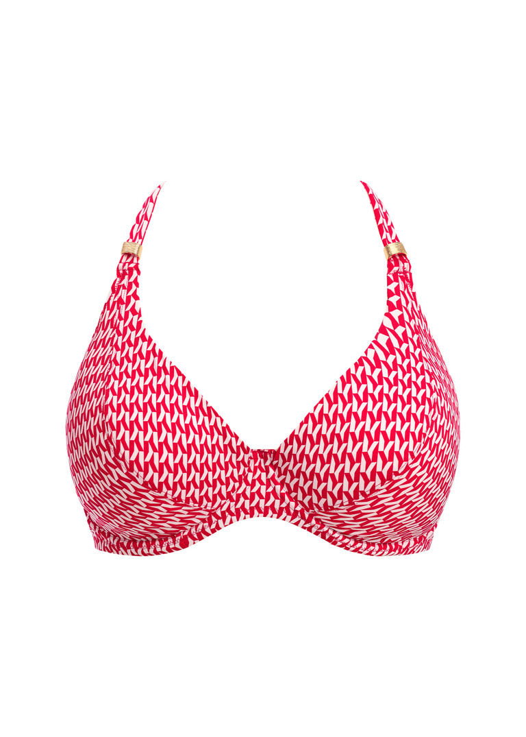 Biustonosz kąpielowy Fantasie Swim KOH LIPE FS504604ADI Uw Halter Bikini Top Radiant Red