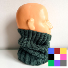 Wełniany KOMIN KASZMIR 100% - WYBIERZ KOLOR