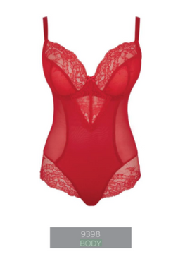 Body Panache ANA BODY 9398 Body Salsa Red