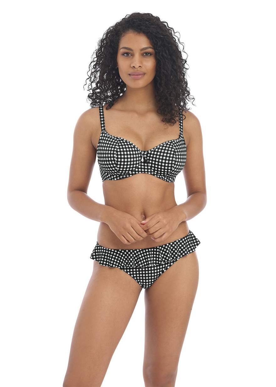 Figi kąpielowe Freya Swim CHECK IN AS201984MOM Italini Bikini Brief Monochrome