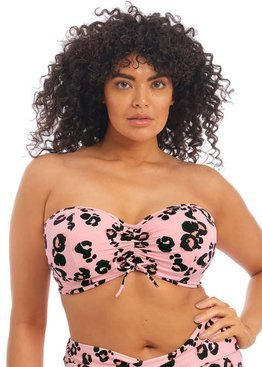 Biustonosz kąpielowy Elomi Swim KAMBUKU ES800210PIK Uw Bandeau Bikini Top Pink