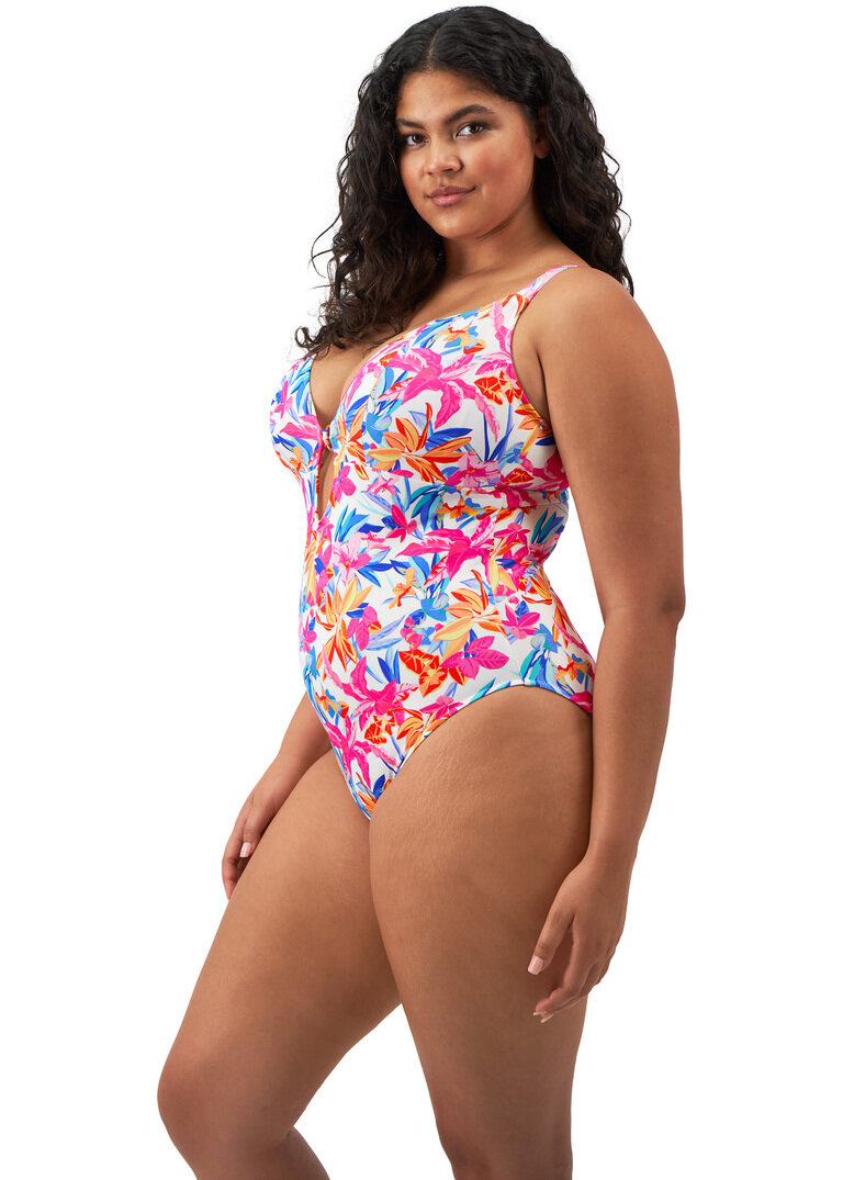 Strój kąpielowy Elomi Swim SAVANETA ES801343WHE Non Wired Swimsuit White