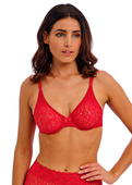 Biustonosz Wacoal HALO LACE WA851205305 Moulded Underwire Bra Dark Sea