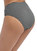 KOMPLET - Strój kąpielowy z koszulką tankini Freya Swim CHECK IN AS201956MOM Uw Plunge Tankini Top Monochrome (30F) + wybrane majtki