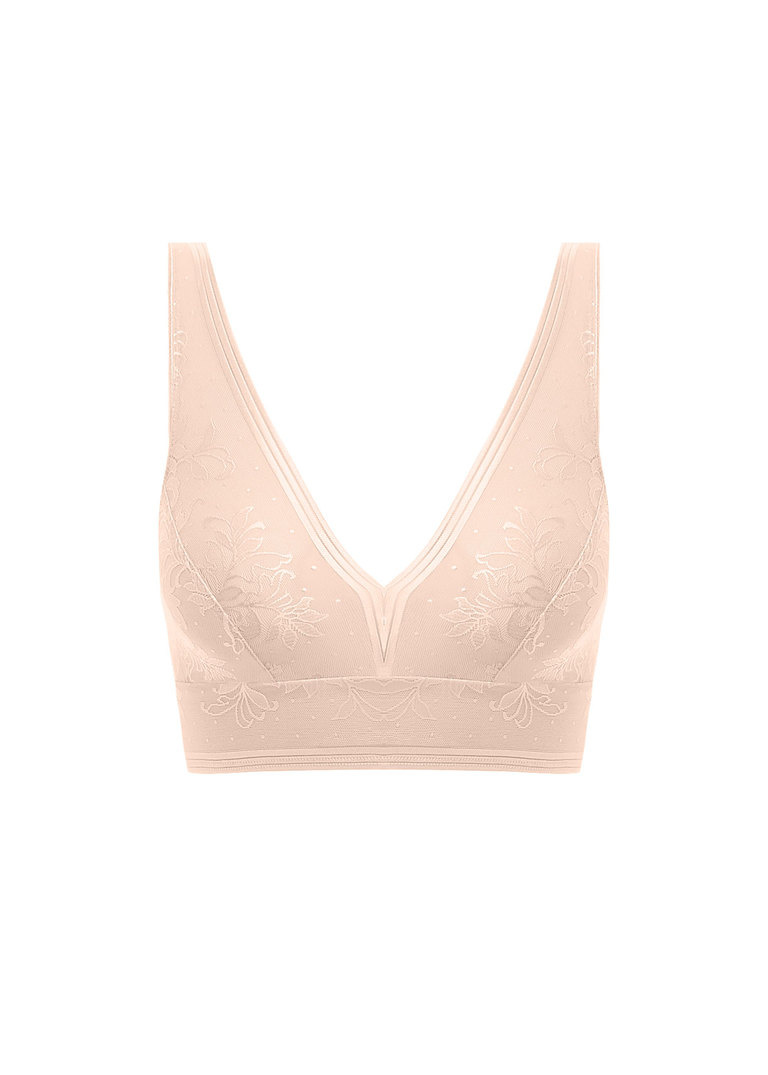 Biustonosz Wacoal NET EFFECTS WA810340253 Bralette Rose Dust