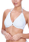 Biustonosz kąpielowy Freya SUNDANCE AS3971WHE Uw Halter Bikini Top White