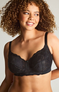 Bezfiszbinowy biustonosz Panache ROCHA 10345 Non Wired Bra Black