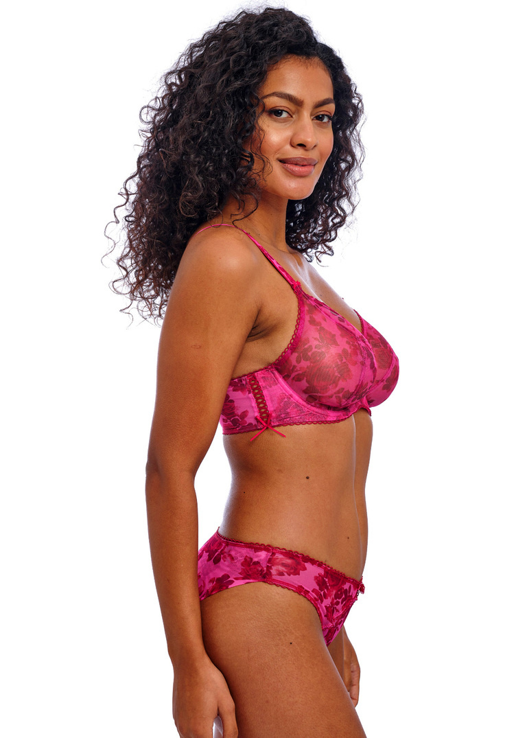 Biustonosz Freya ROSE BLOSSOM AA402402REE Uw Plunge Bra Red Rose