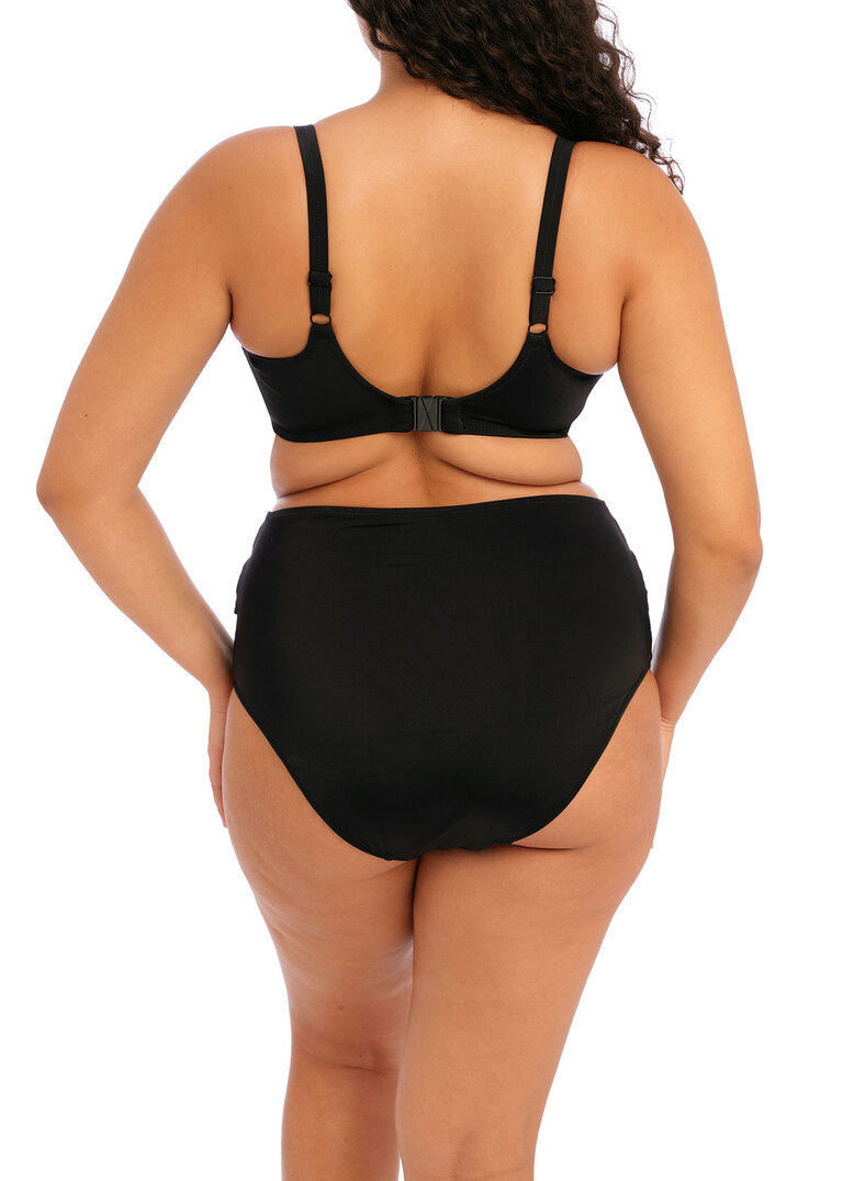 KOMPLET - Dwuczęściowy strój kąpielowy Elomi MAGNETIC Black (36F + 48)