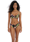 KOMPLET - Dwuczęściowy strój kąpielowy Freya Swim SAVANNA SUNSET Multi AS204102MUI Uw Plunge Bikini Top (30D, 30F)  + wybrane majtki