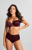 Biustonosz Panache GRACE 11071 Balcony Bra Bordeaux Red