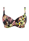 KOMPLET - Dwuczęściowy strój kąpielowy Freya Swim SAVANNA SUNSET Multi AS204102MUI Uw Plunge Bikini Top (30D, 30F)  + wybrane majtki