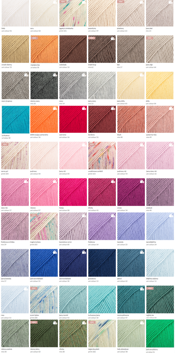 Wełniany komin zawijany 100% Baby Merino WYBIERZ KOLOR