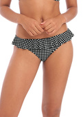 KOMPLET - Strój kąpielowy z koszulką tankini Freya Swim CHECK IN AS201956MOM Uw Plunge Tankini Top Monochrome (30F) + wybrane majtki