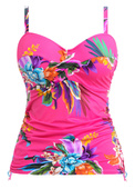Koszulka kąpielowa Fantasie Swim HALKIDIKI FS501954ORD Uw Twist Front Tankini Orchid