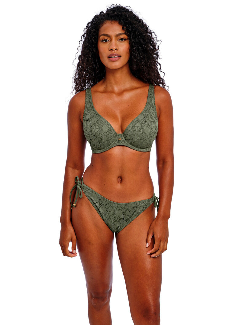 Figi kąpielowe Freya Swim NOMAD NIGHTS AS205485SAE High Leg Bikini Brief Sage