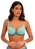 Biustonosz Wacoal EMBRACE LACE WA853191996 Uw Contour Bra Eggshell Blue / Brittany Blue