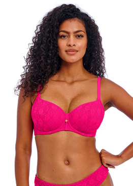 Biustonosz kąpielowy Freya Swim NOMAD NIGHTS AS205403FUA Uw Sweetheart Bikini Top Fuchsia