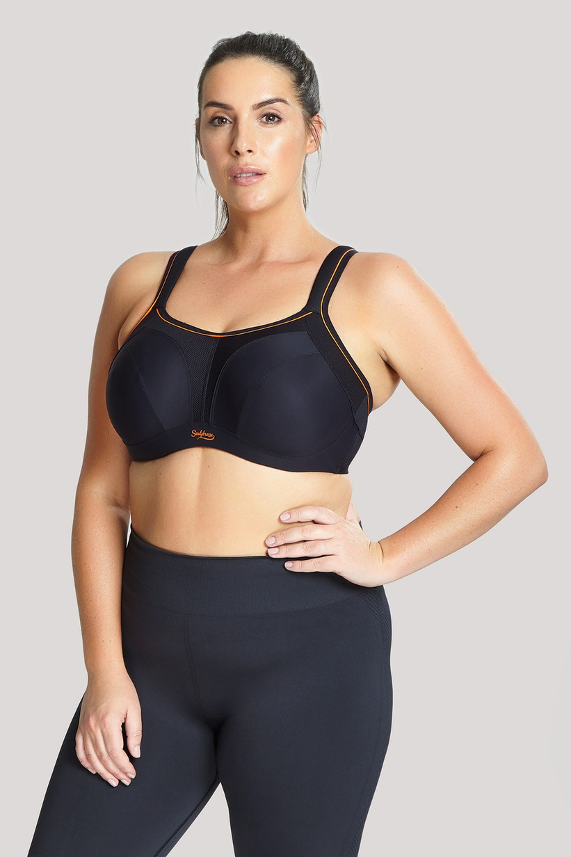 Biustonosz sportowy Sculptresse Panache SPORT 9441 Non Padded Sports Bra Black
