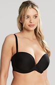 Biustonosz Cleo Panache FAITH 10660 Moulded Strapless Bra Noir