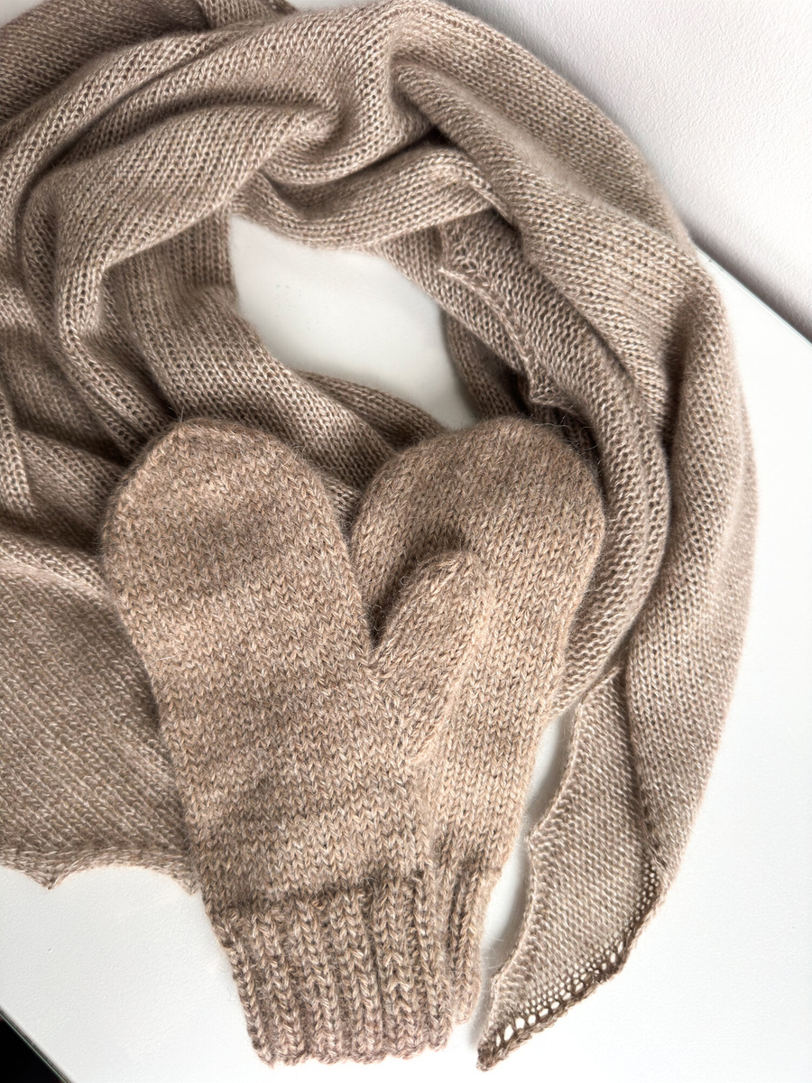 Wełniane Rękawiczki Kaszmir i Alpaka 711 Sakura