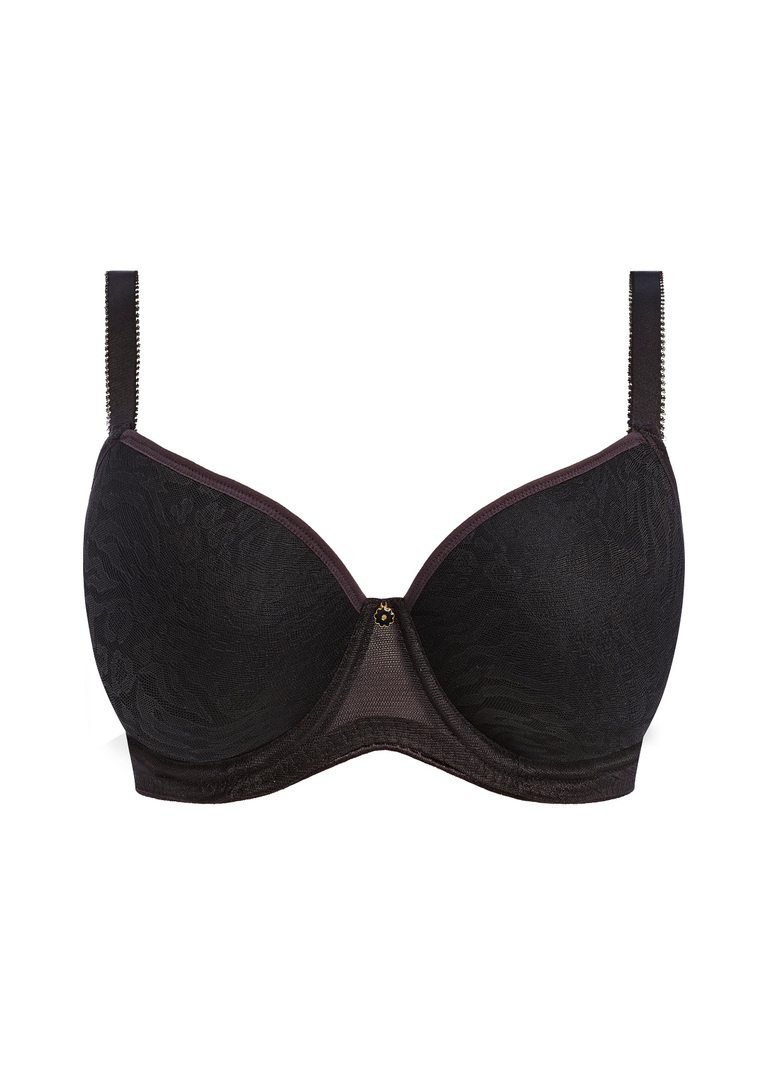 Biustonosz Freya LOVE-HAZE AA403431BLK Uw Moulded Plunge T-shirt Bra Black