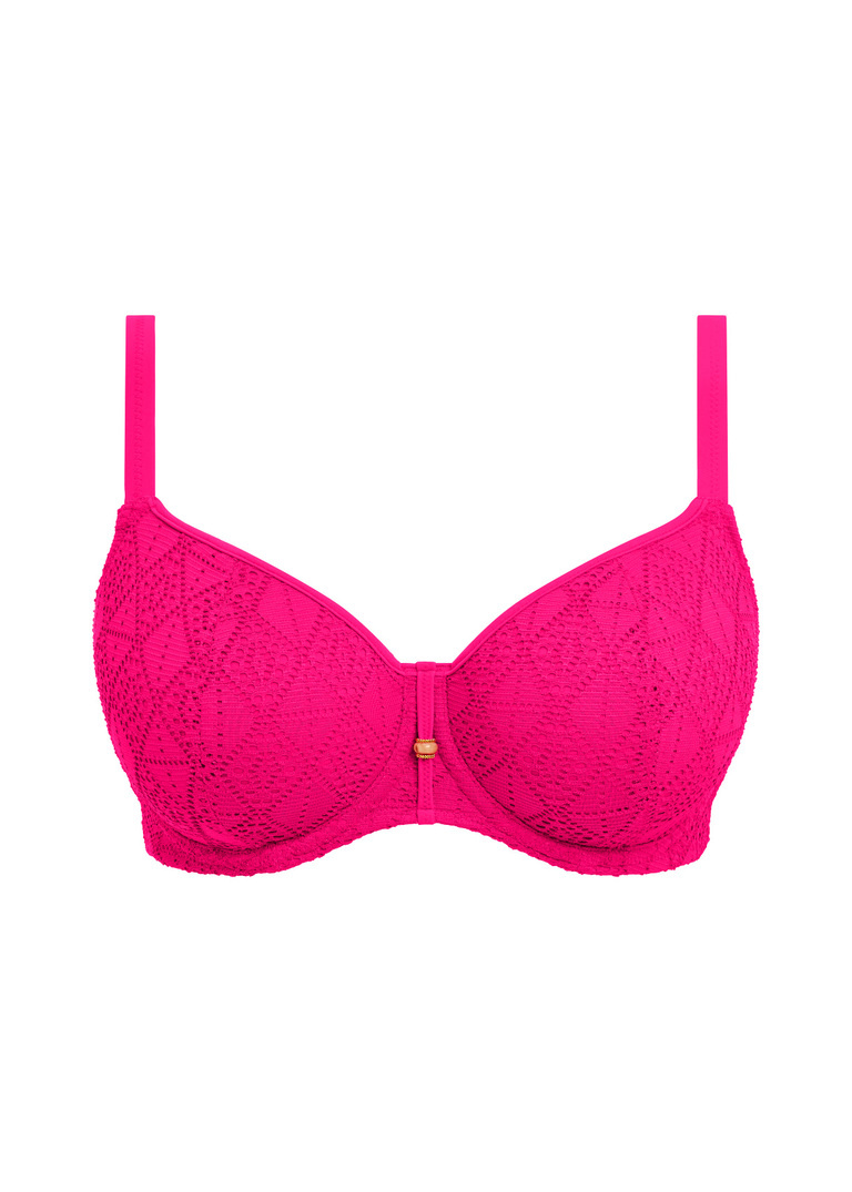 Biustonosz kąpielowy Freya Swim NOMAD NIGHTS AS205403FUA Uw Sweetheart Bikini Top Fuchsia