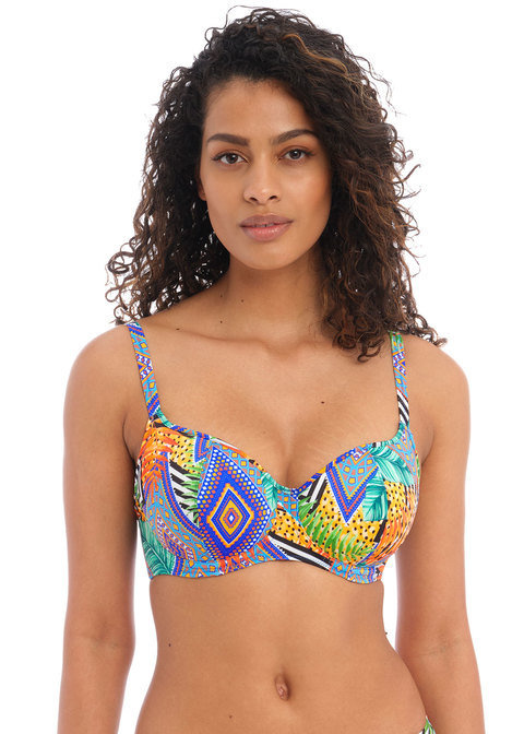 Biustonosz kąpielowy Freya Swim CALA PALMA AS202403MUI Uw Sweetheart Bikini Top Multi