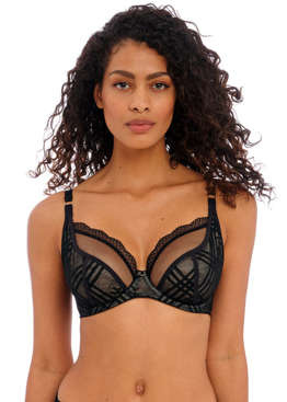 Biustonosz FREYA FATALE AA401402NOR Uw Plunge Bra Noir