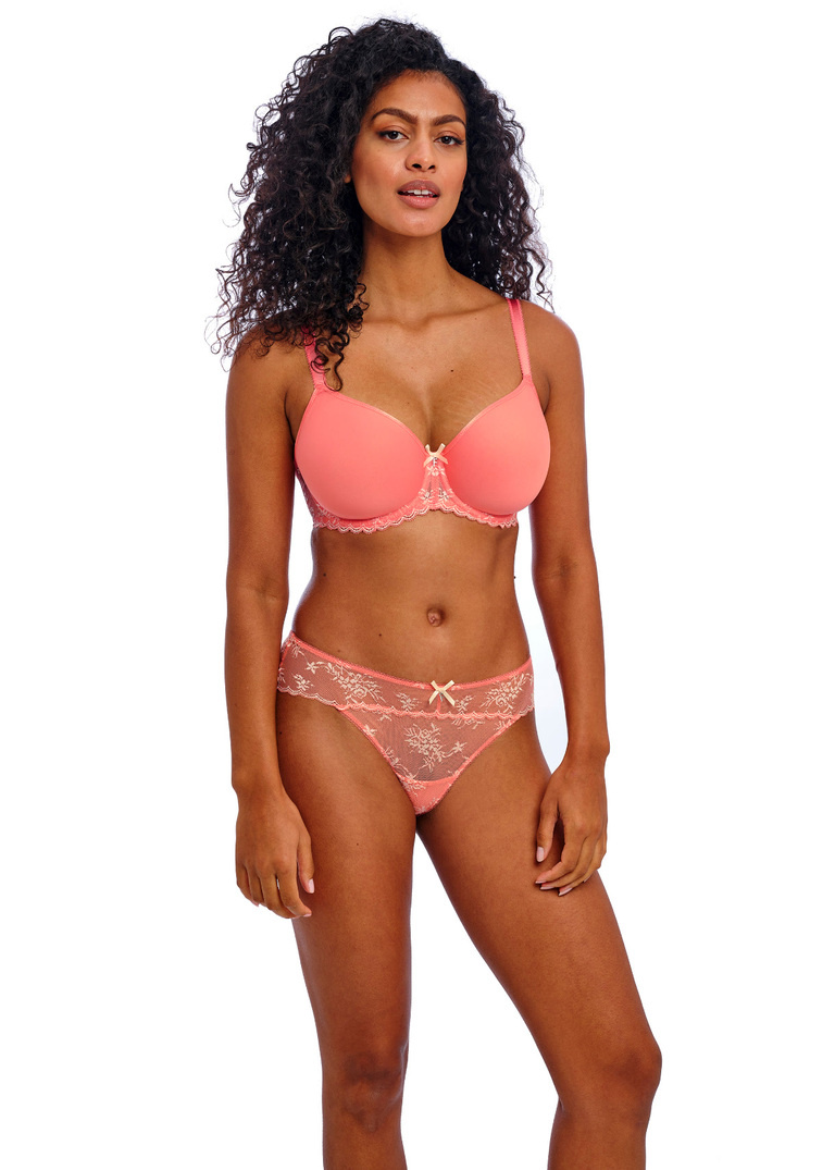 Biustonosz Freya OFFBEAT DECADENCE AA402510SCO Uw Moulded Spacer Bra Sunset Coral