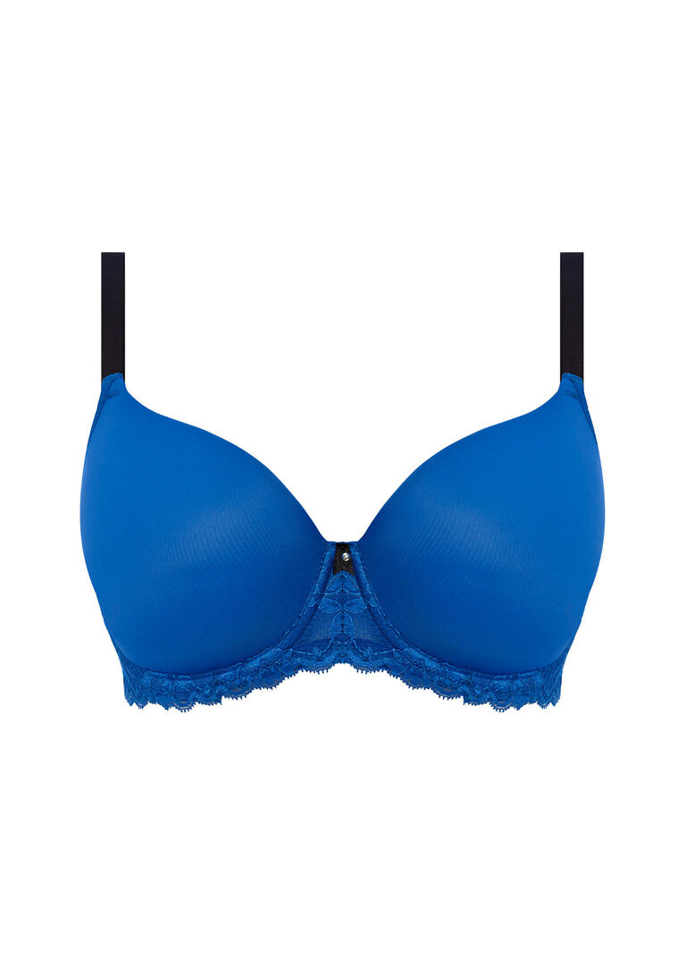 Biustonosz Freya OFFBEAT AA5450DAZ Uw Moulded Demi T-shirt Bra Dazzling Blue