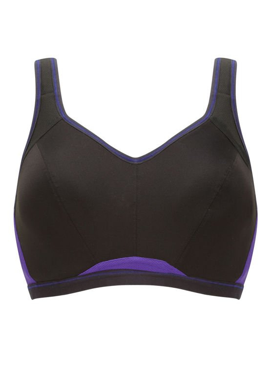 Biustonosz Sportowy Freya Active EPIC AA4004ELB UW Crop Top Sports Bra Moulded Inner Electric Black