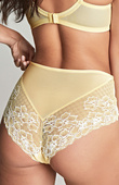 Głębokie figi Panache ENVY 7283 Deep Brief Lemon/White