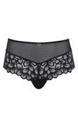 Figi pełne Panache ALLURE 10764 Deep Brief Black/Latte