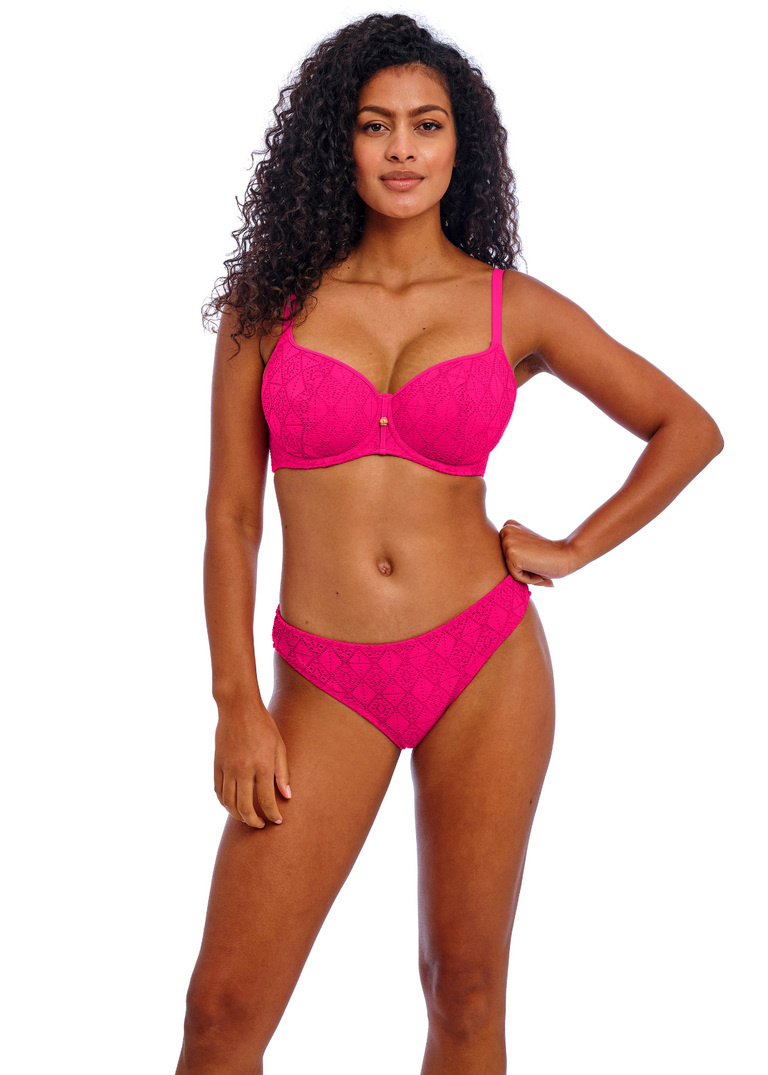 Biustonosz kąpielowy Freya Swim NOMAD NIGHTS AS205403FUA Uw Sweetheart Bikini Top Fuchsia